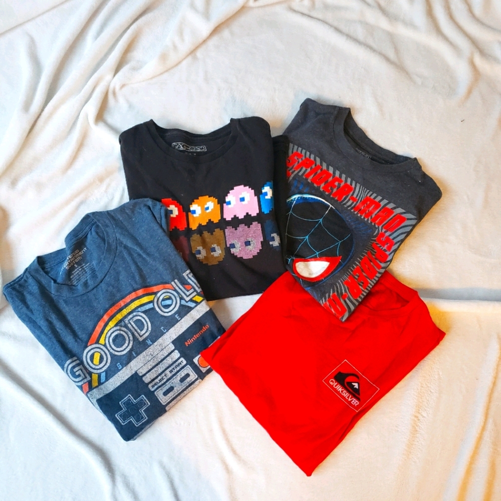 Boys teen shirt bundle marvel spiderman
